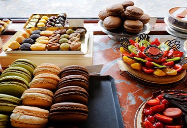 La comida francesa es muy conocida por su pastelería
