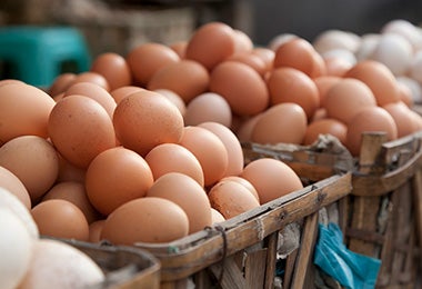 Huevos, alimentos que no se pueden congelar