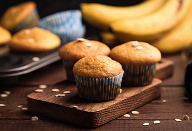 Muffins de coco, postre en freidora de aire