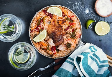 Plato de arroz, receta fácil, abundante y económica para el almuerzo