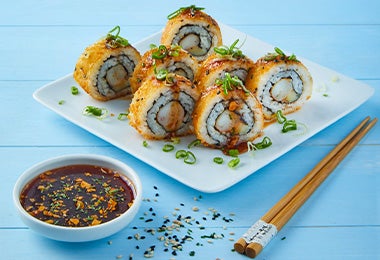 Tipos de sushi tempura roll 