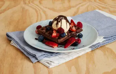 Waffle de Chocolate