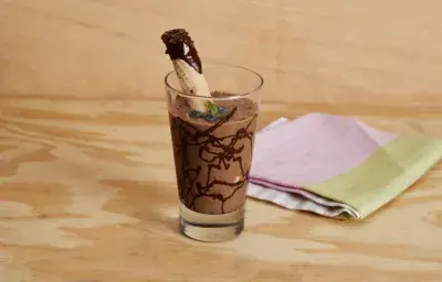 Batido de Helado, Cocoa y Plátano