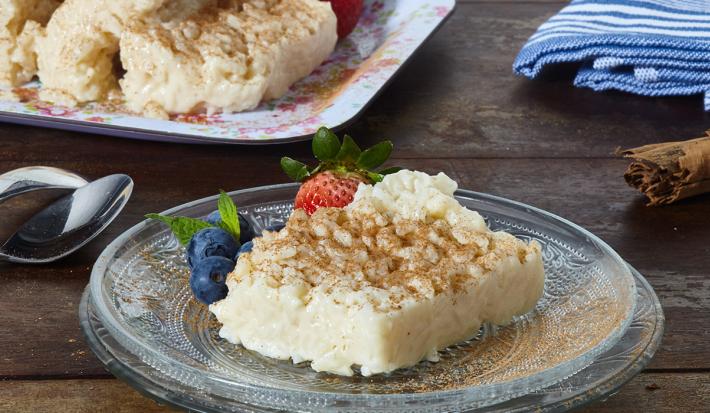 Pastel Frío de Arroz con Leche