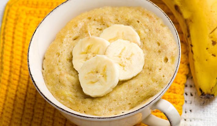 Mug cake de plátano con Anchor