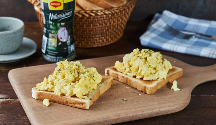 Huevos Revueltos con Naturísimo